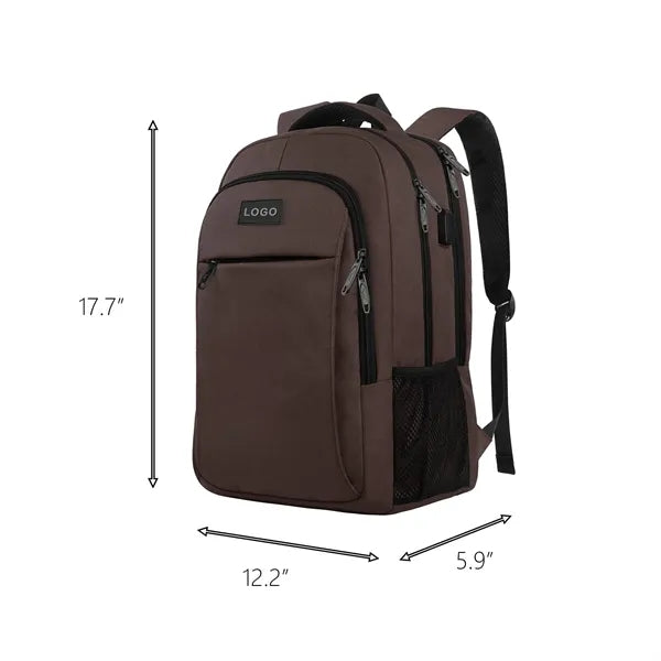 Multi-Pocket Commuter Backpack With USB Port