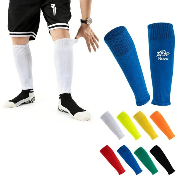 Knitted Compression Soccer Sock Cover Sports Leg Sleeves
