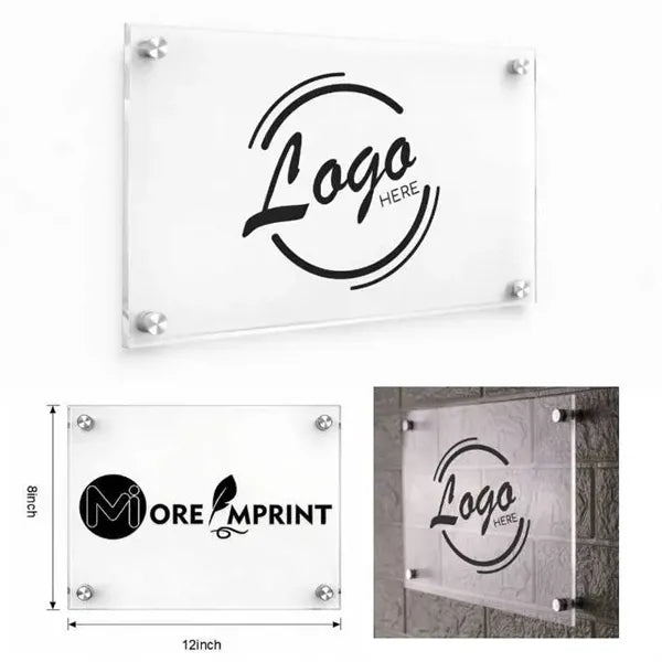 Acrylic Wall Standoffs Sign Office Door Plaque