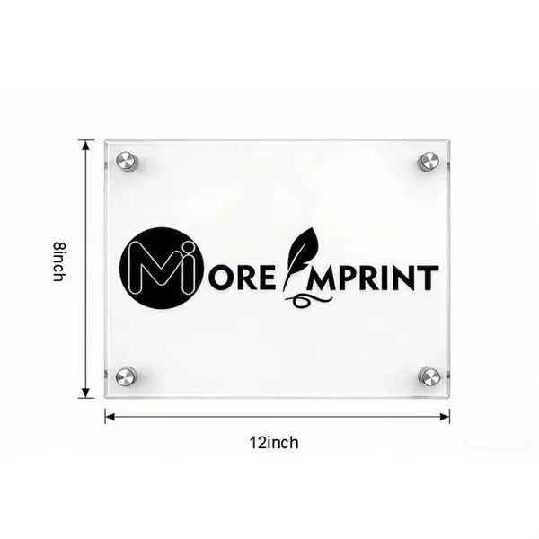 Acrylic Wall Standoffs Sign Office Door Plaque