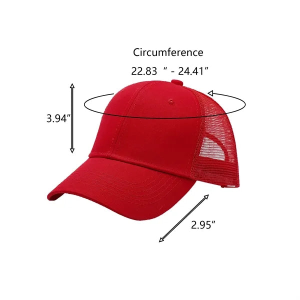 Breathable Mesh Back Trucker Hat