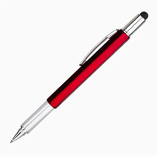 6-In-1 Multi-Tool Ruler Screwdriver Touch Pen