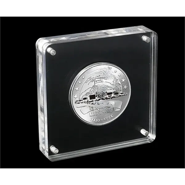 Challenge Coin with Acrylic Display Stand