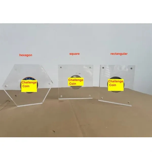 Challenge Coin with Acrylic Display Stand
