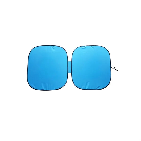 Two Panel Universal Car Wind Shield Sun Shade