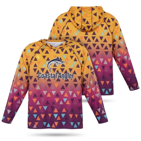 Unisex Custom Sublimated SolarProtec Fishing Hoodie 200GSM
