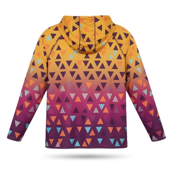 Unisex Custom Sublimated SolarProtec Fishing Hoodie 200GSM