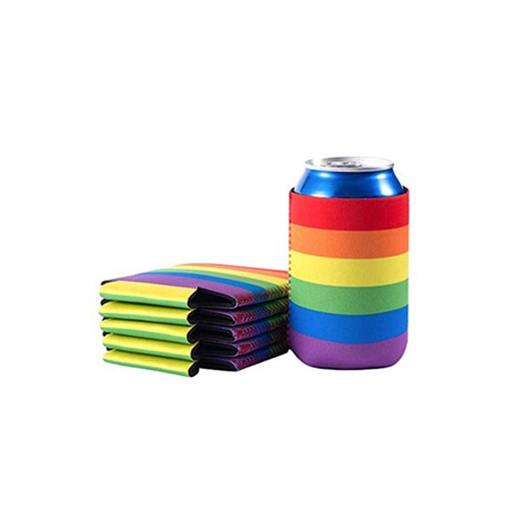 Pro Gay Rights Rainbow Can Coolie Drink Coolers