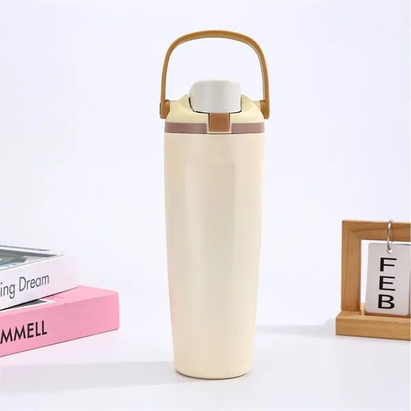 30 oz Stainless Steel Insulated Bottle Tumbler with Straw