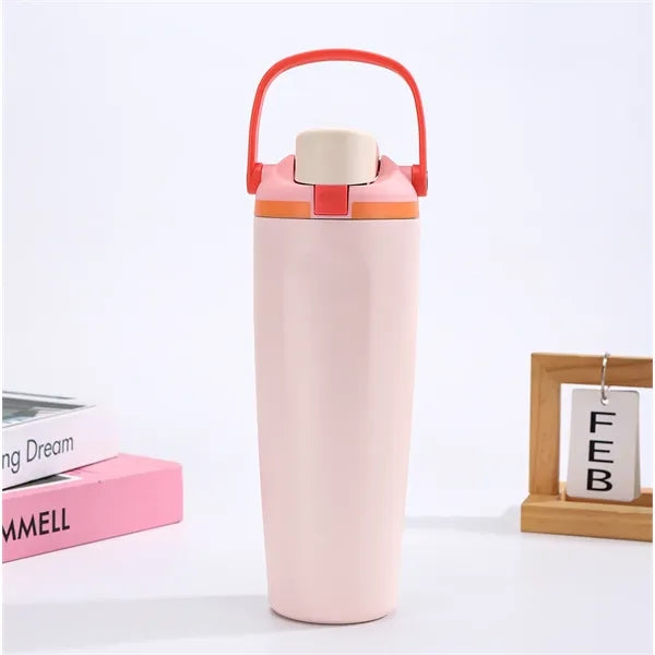 30 oz Stainless Steel Insulated Bottle Tumbler with Straw