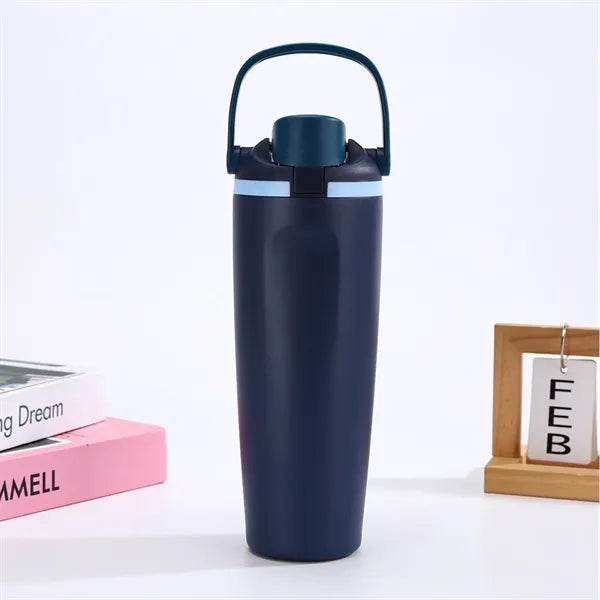 30 oz Stainless Steel Insulated Bottle Tumbler with Straw