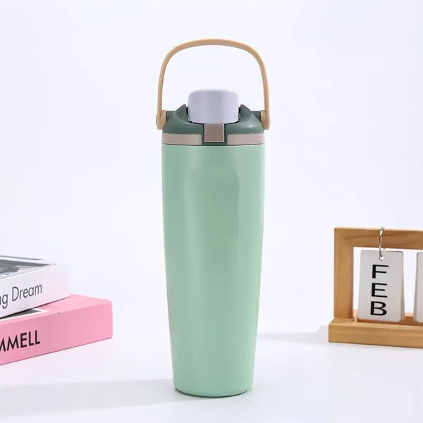 30 oz Stainless Steel Insulated Bottle Tumbler with Straw