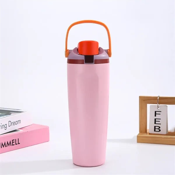 30 oz Stainless Steel Insulated Bottle Tumbler with Straw