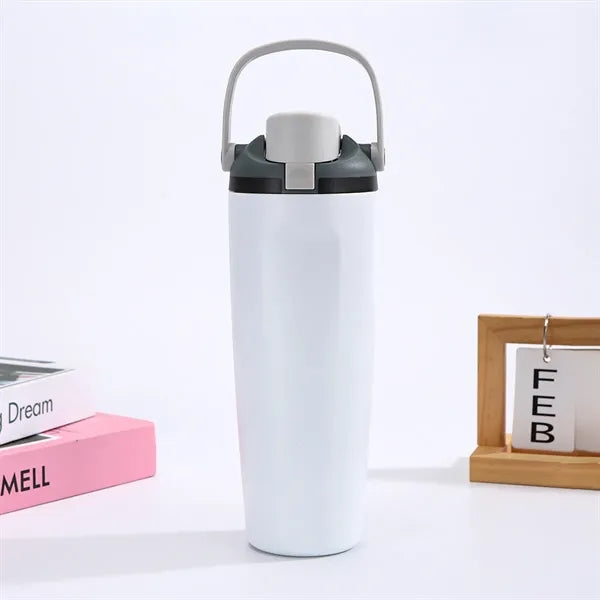 30 oz Stainless Steel Insulated Bottle Tumbler with Straw