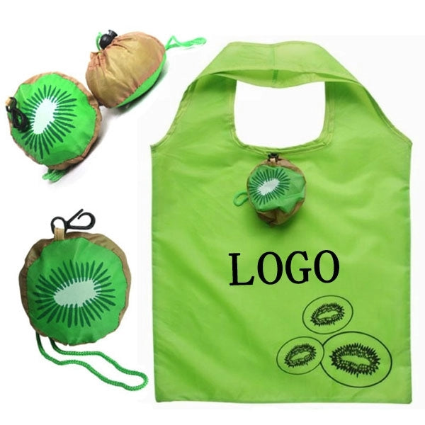 Kiwi Fruit Shape Foldable Shopping Bag