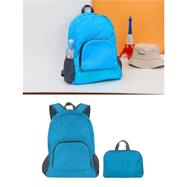 Customize 420D Oxford Fabric Foldable Travel Backpack