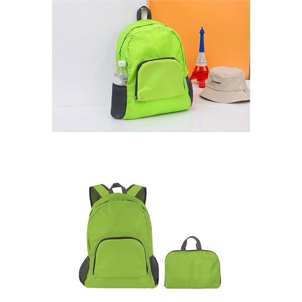 Customize 420D Oxford Fabric Foldable Travel Backpack