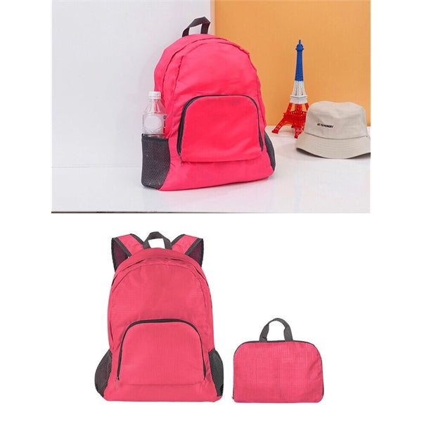 Customize 420D Oxford Fabric Foldable Travel Backpack