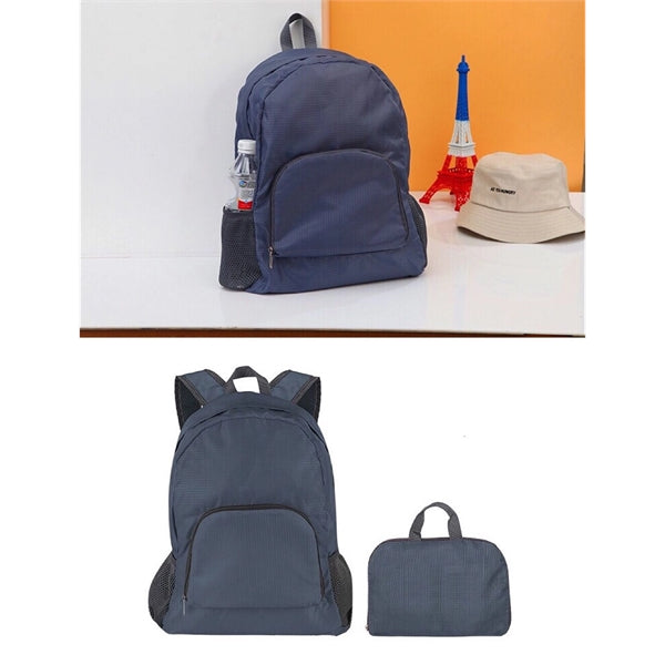 Customize 420D Oxford Fabric Foldable Travel Backpack