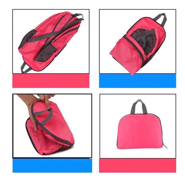 Customize 420D Oxford Fabric Foldable Travel Backpack