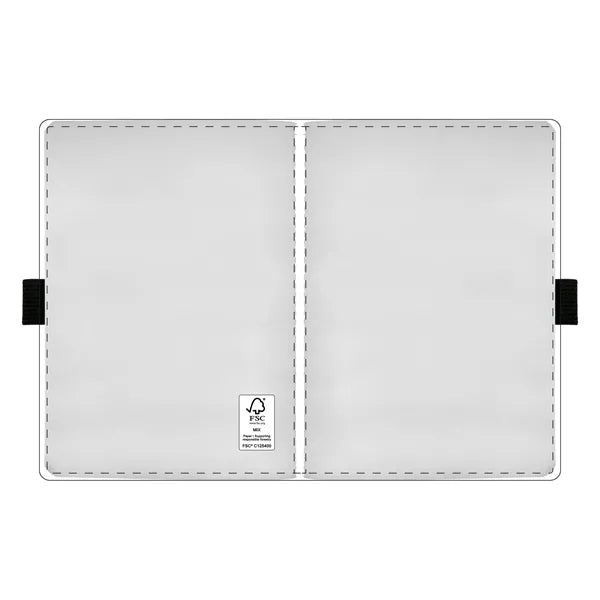 4" X 6" Sewn Paper Cover Notebook with Pen