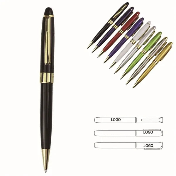 0.5mm Black Gel Ink Pen with Bullet Tip