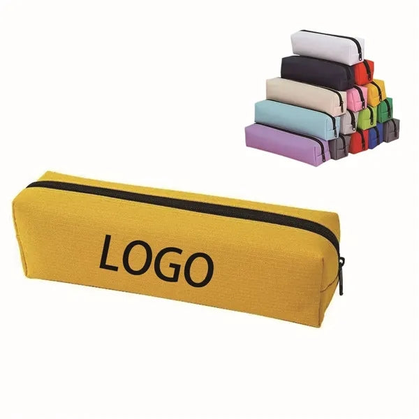 Solid-color Oxford cloth pencil case