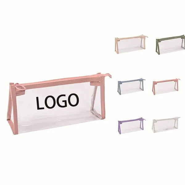 PVC transparent waterproof pen case