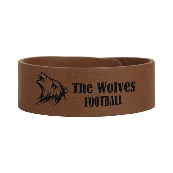 Leatherette Cuff Bracelet - Medium