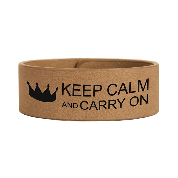 Leatherette Cuff Bracelet - Medium