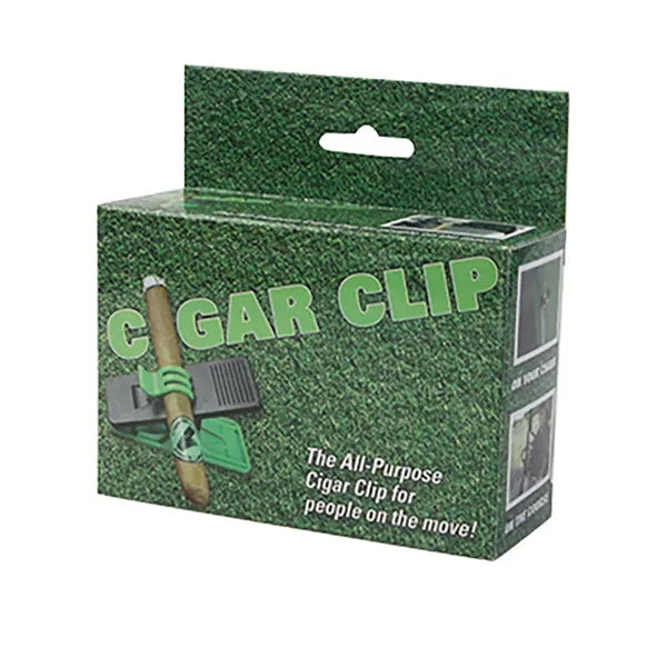 Golf Cart Double Clip Cigar Holder Clamp Mount