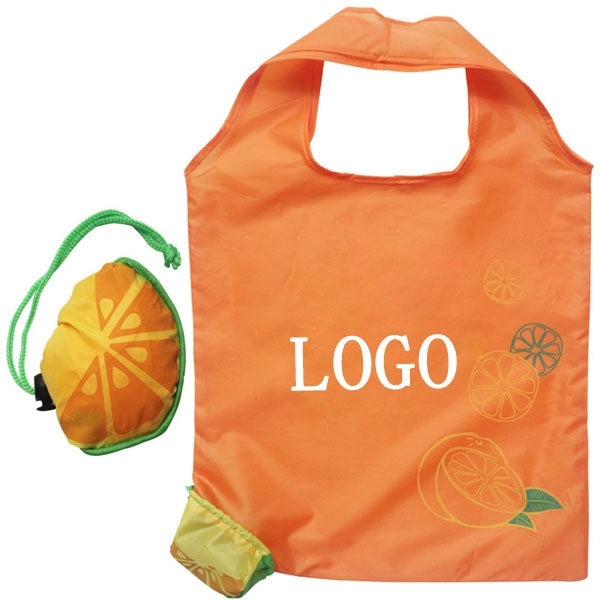 Orange Shape Foldable Shopping Bag