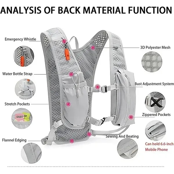 Breathable Lightweight Polyester Trail Running Vest