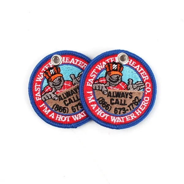 Keychains, Customized Embroidered Key Tags