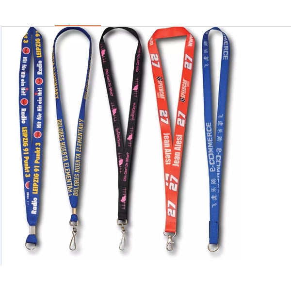 Polyester lanyard
