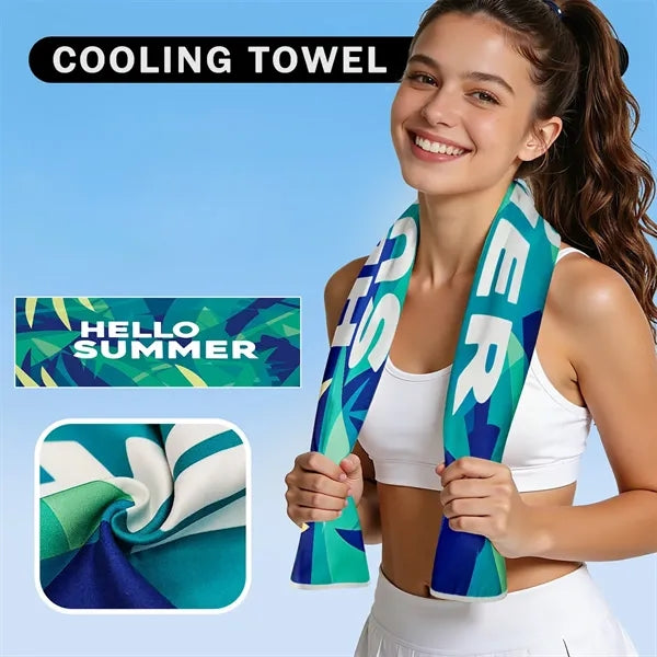 Premium Microfiber Sports Towel Absorbent Gym Running 40x12"