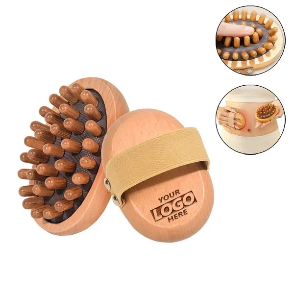 Wooden Body Scalp Massage Comb Gua Sha Sandalwood Relief