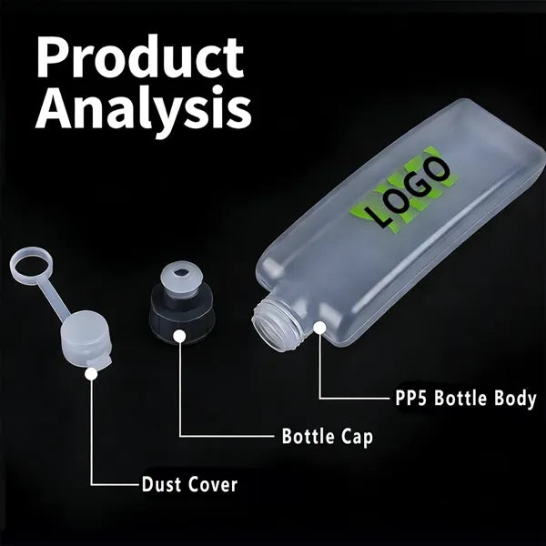 12 oz Food-Grade Plastic Portable Sports Water Bottle