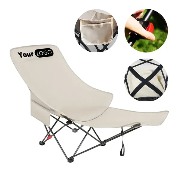Foldable High Back Moon Chair with Footrest Outdoor Use