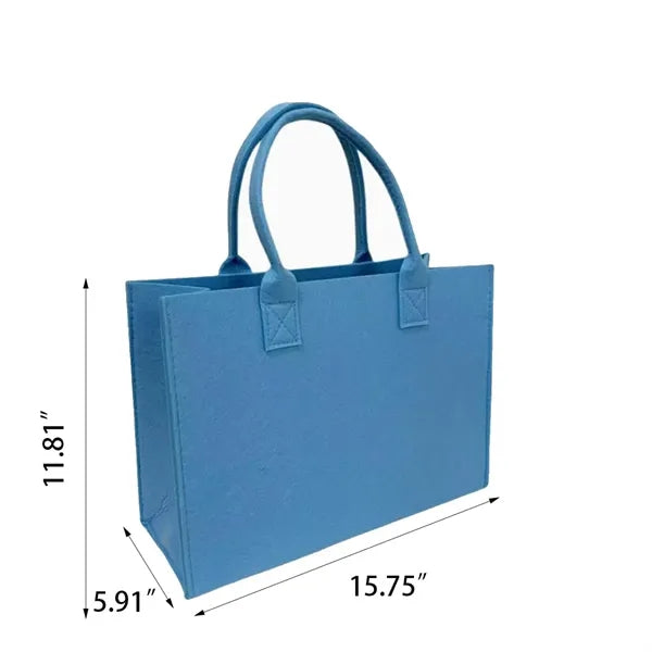 Portable Environmentally Friendly Felt Bag