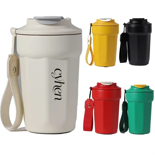15oz stainless steel coffee mug