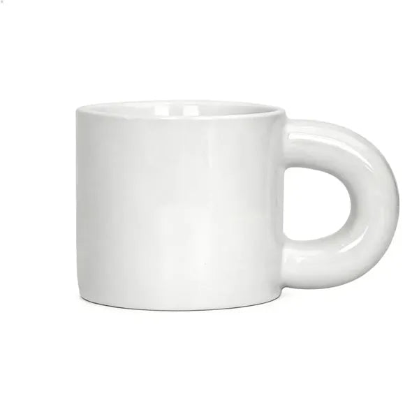 Creative Large Handle Ceramic Fat Mug