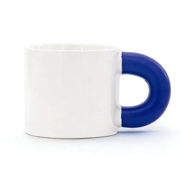 Creative Large Handle Ceramic Fat Mug