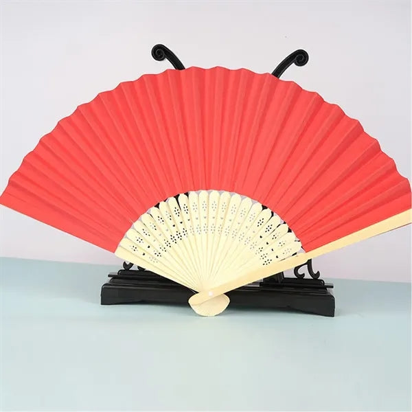 Bamboo Paper Folding Hand Fan