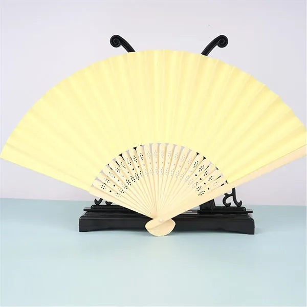 Bamboo Paper Folding Hand Fan