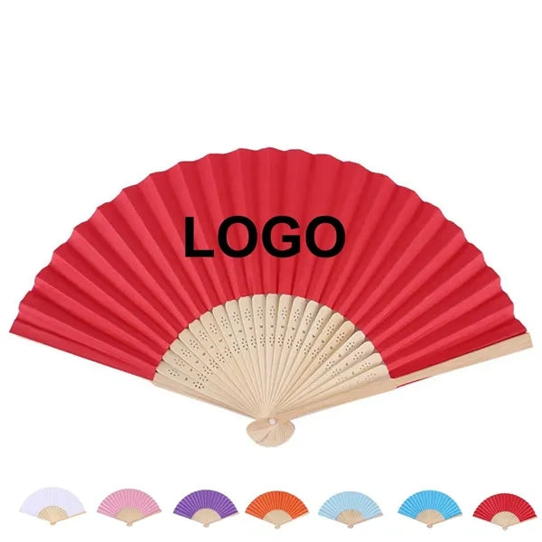 Silk Cloth Folding Hand Fan