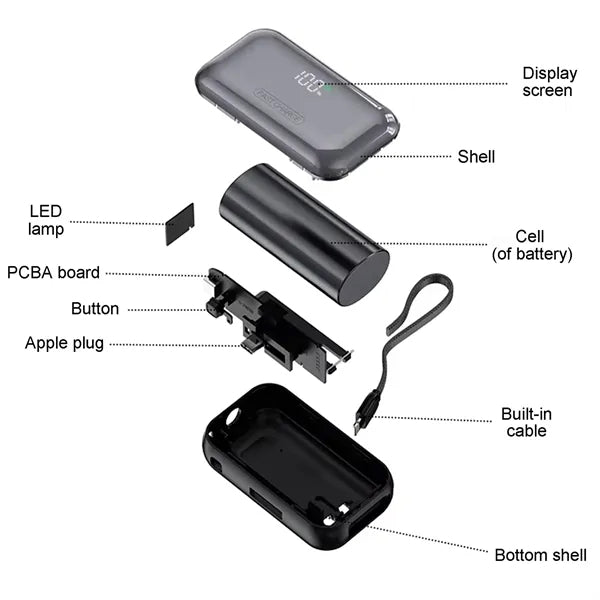 5000mah Portable Mini Capsule Power Bank