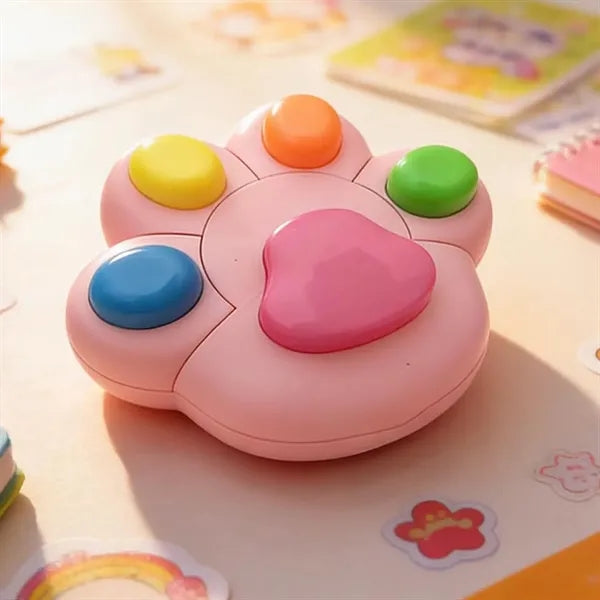 Cute Cat Paw Highlighter Set