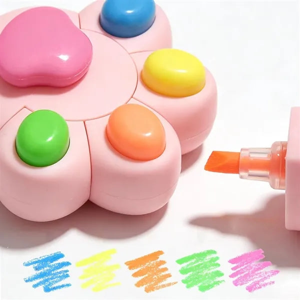 Cute Cat Paw Highlighter Set
