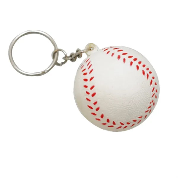 Baseball Stress Ball Keychain